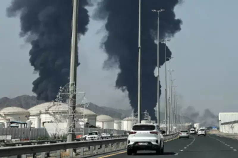 Iranian Drone Strike Hits UAE's Fujairah Port, Disrupting Global Oil Hub