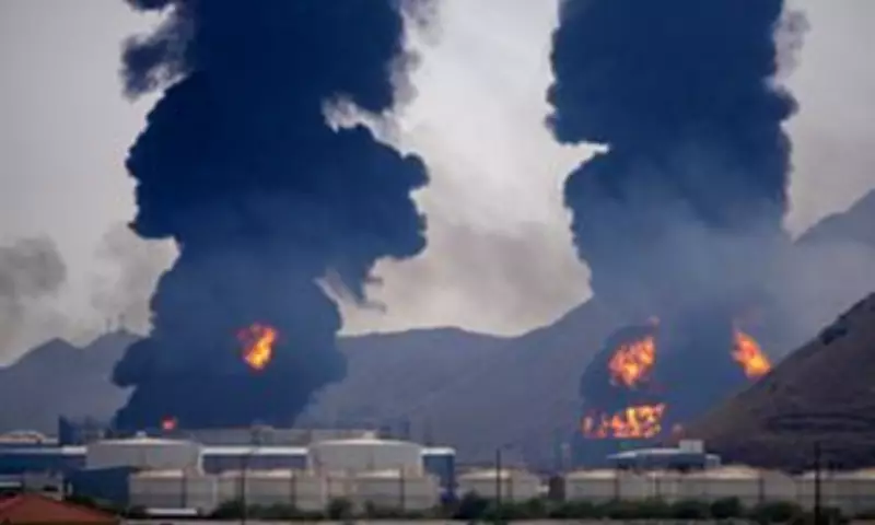 Iranian Drone Strike Ignites UAE Oil Depot in Retaliation for US Bombing of Kharg Island