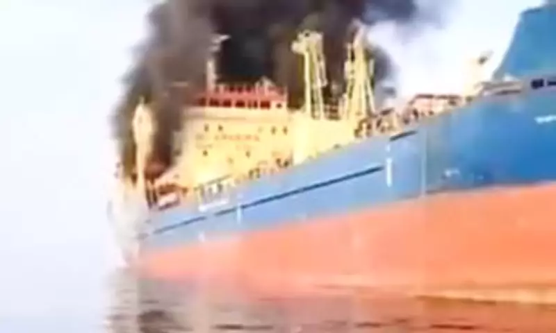 Iranian Strikes Ignite Tanker, Halt Strait of Hormuz Shipping, Threaten Oil Price Surge