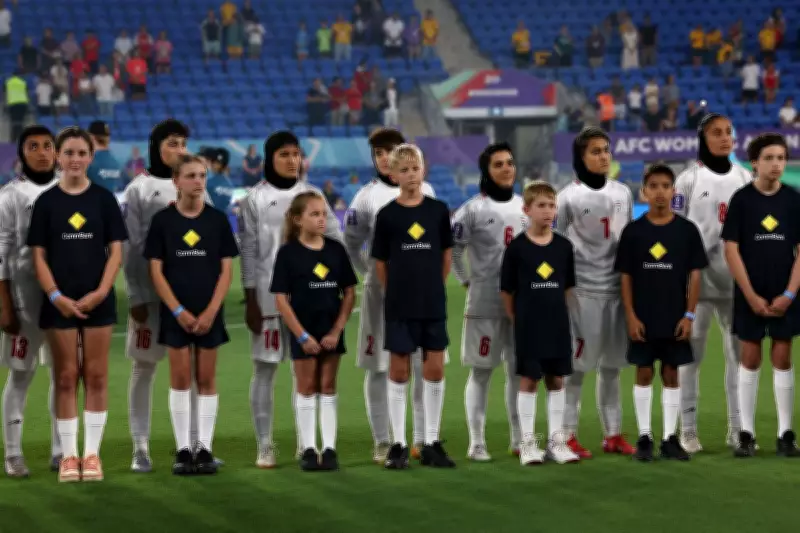 Iranian Women Footballers Branded 'Wartime Traitors' in Anthem Protest