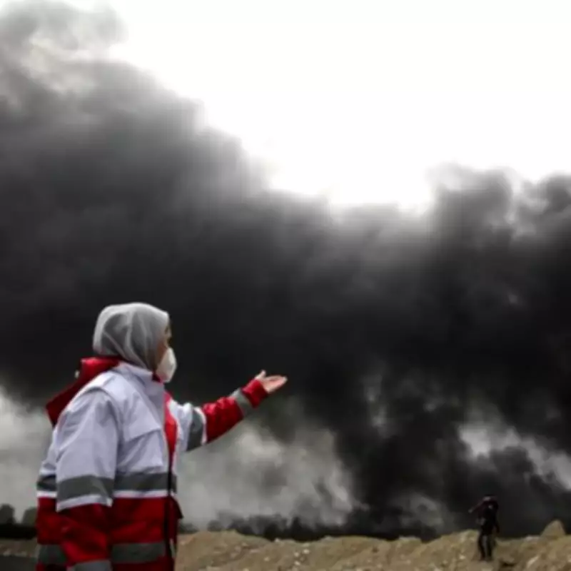 Iran's 'Black Rain' Crisis: Toxic Fallout from Strikes Poses Severe Health Threats