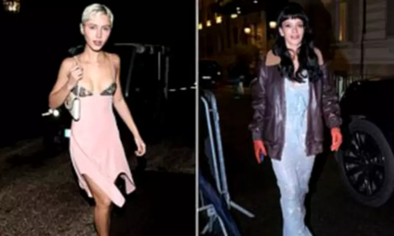 Iris Law's Wardrobe Malfunction at Valentino Afterparty with Lily Allen