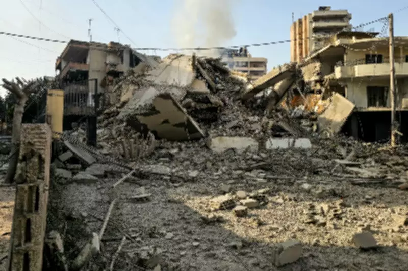 Israeli Strike Kills Seven on Beirut Seafront, Hezbollah Retaliates