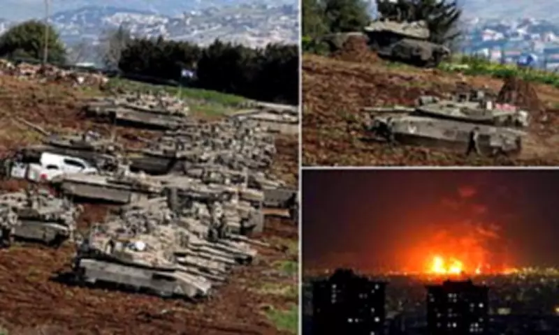 Israeli Tanks Mass at Lebanese Border as Netanyahu Vows 'Many Surprises' in Escalating War