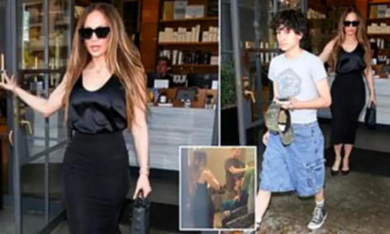 Jennifer Lopez Enjoys Beverly Hills Day Out with Child Emme During Vegas Residency Break