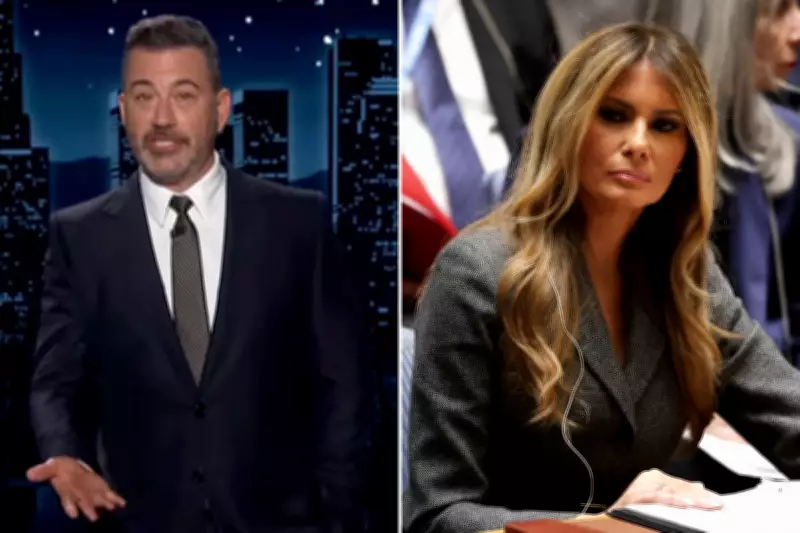 Jimmy Kimmel Mocks Melania Trump's UN Peace Push Amid Iran War Irony