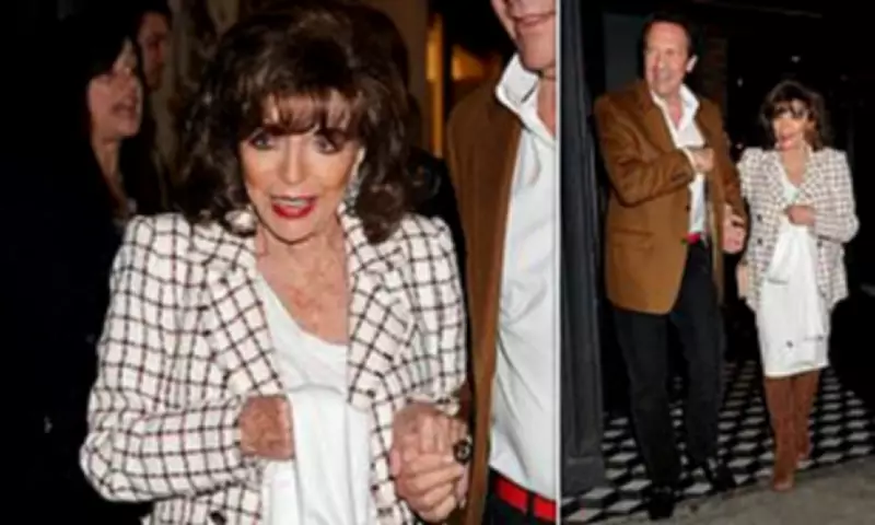 Joan Collins Defies Age on Date Night, Slams Weight-Loss Drugs