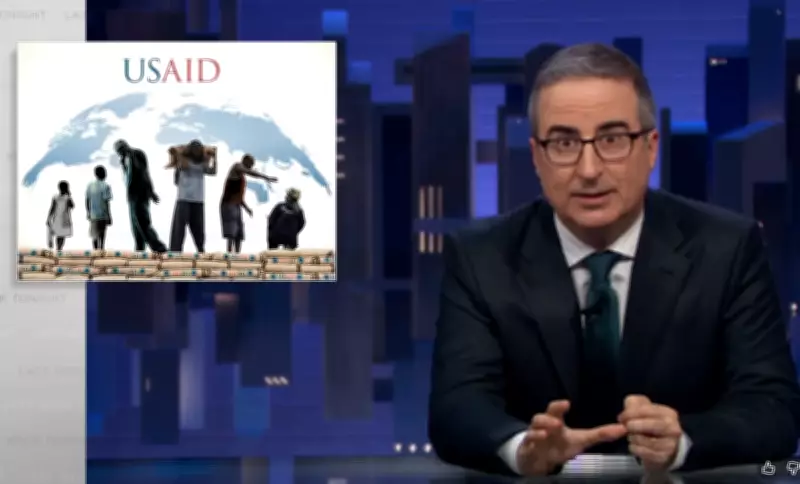 John Oliver Condemns Trump's Dismantling of USAID as 'Man-Made Disaster'
