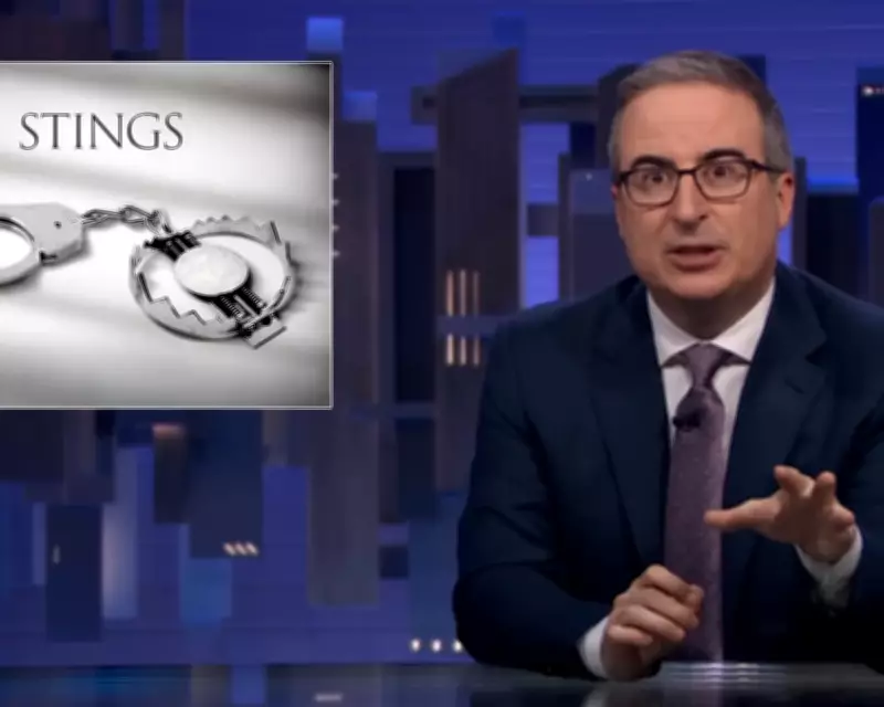John Oliver Criticises Police Stings as 'Theatre' That Manufactures Criminals