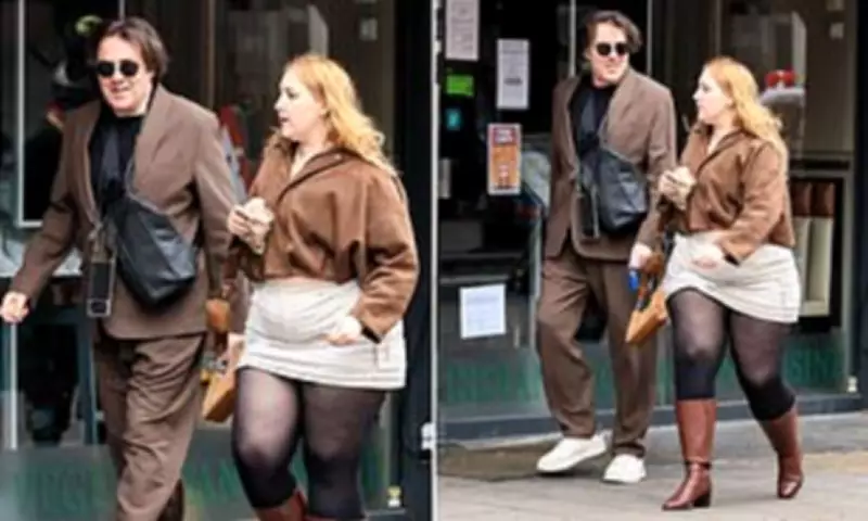 Jonathan Ross and Daughter Honey Spotted at Podcast Recording in London