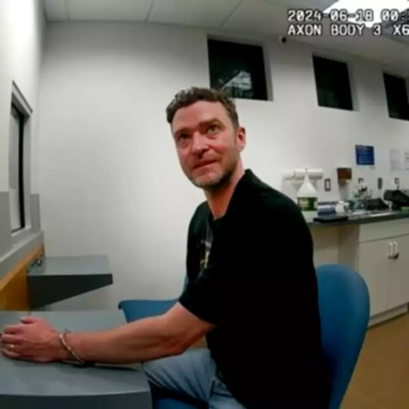 Justin Timberlake Arrest Footage Released as Star Complains of Criminal Treatment