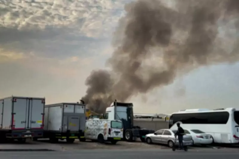 Kamikaze Drone Strikes Dubai Financial District, Smoke Billows from Building