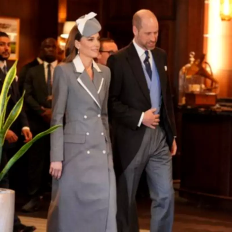 Kate Middleton Deploys Diplomatic Fashion as Waleses Welcome Nigeria's President