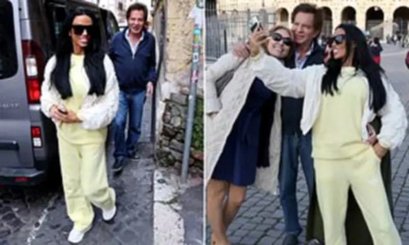 Katie Price Enjoys Roman Holiday While Husband Lee Andrews Remains Stuck in Dubai
