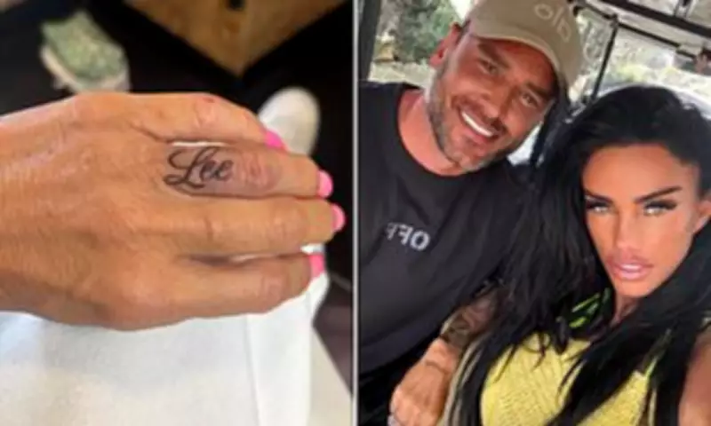 Katie Price Gets Husband's Name Tattooed Amid Dubai Travel Drama