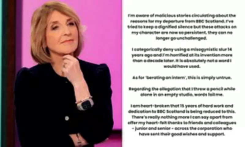 Kaye Adams Denies Bullying Claims After BBC Scotland Exit Following Probe