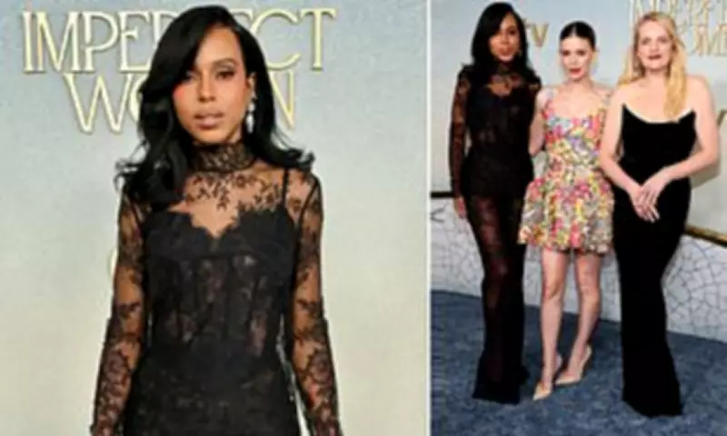 Kerry Washington Stuns at Imperfect Women Premiere with Co-Stars in LA