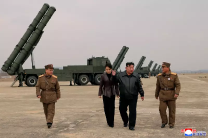 Kim Jong Un Observes Rocket Tests with Daughter Amid US-South Korea Drills
