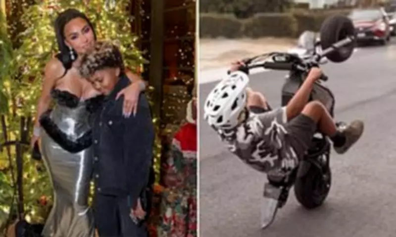 Kim Kardashian Reveals Son Saint's Dirt Bike Passion to 515 Million Followers