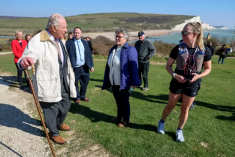 King Charles Surprises Hikers While Opening World's Longest Coastal Path