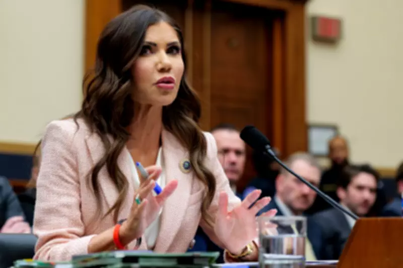 Kristi Noem Confronted on Affair Rumours at Hearing with Husband Present