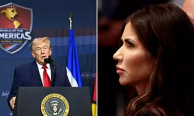 Kristi Noem Scowls at First Appearance After Trump Ousted Her as Homeland Security Secretary