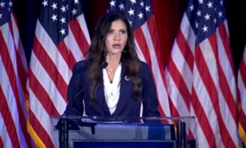 Kristi Noem's Awkward Stage Appearance Minutes After Trump's Firing Announcement