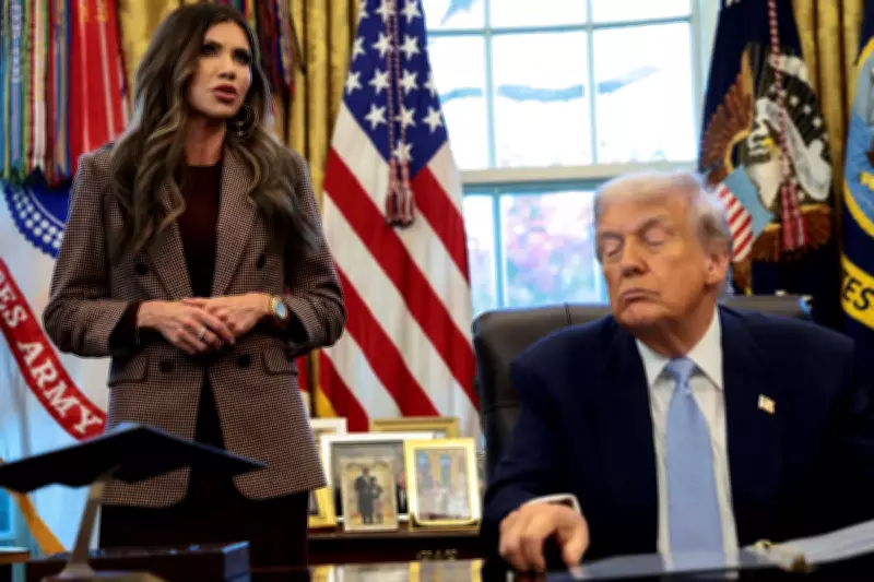 Kristi Noem's Humiliating Dismissal as Trump Fires Her Mid-Speech