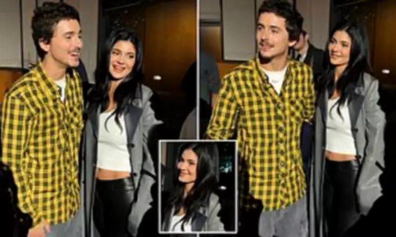 Kylie Jenner and Timothée Chalamet Show Unity at LA Podcast Event