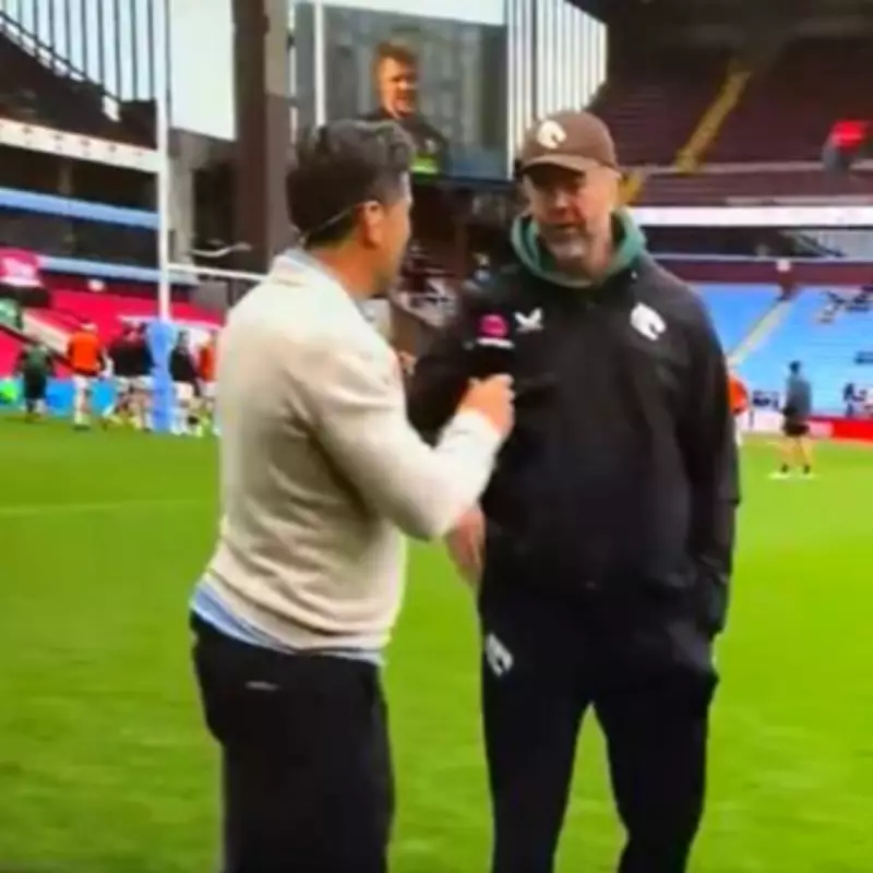Leicester Tigers Coach Geoff Parling Confronts TNT Presenter Live on Air