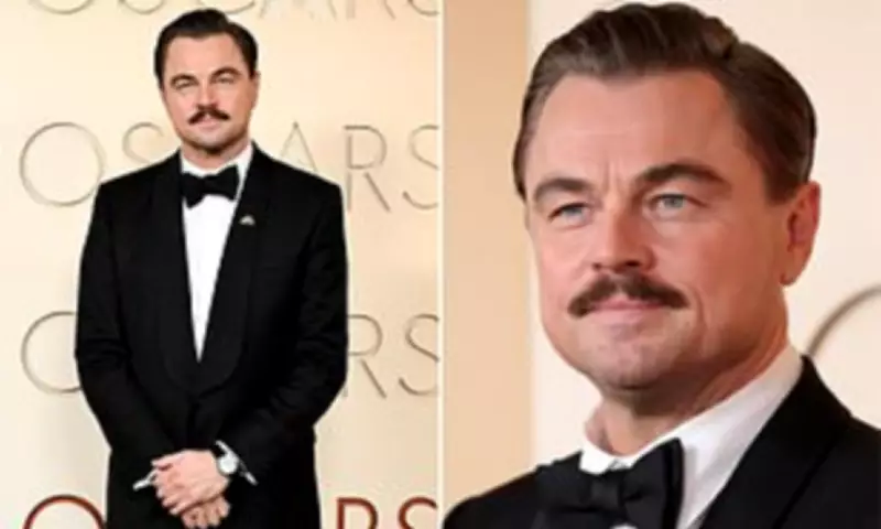 Leonardo DiCaprio's Dramatic Hair and Moustache Steal the Show at 2026 Oscars