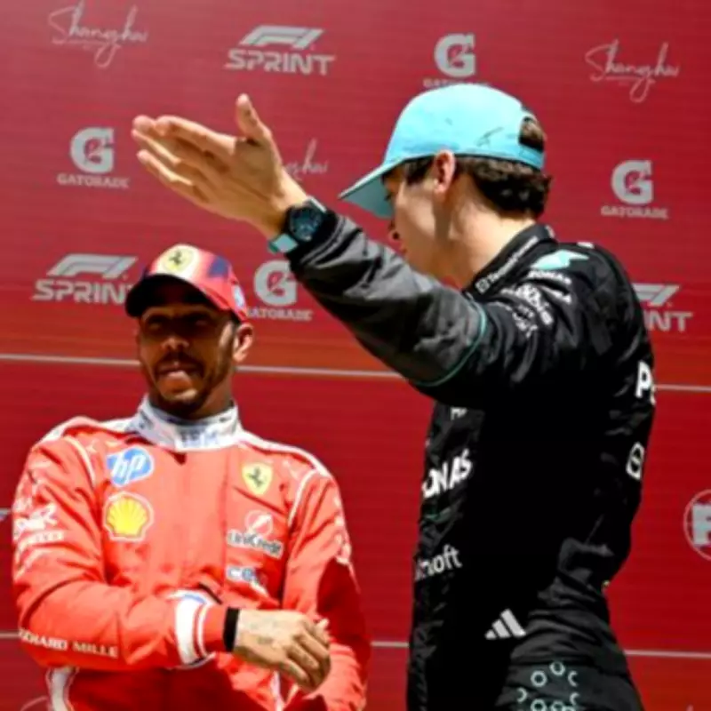 Lewis Hamilton Silences Russell's Complaints in Chinese GP Cool-Down Room
