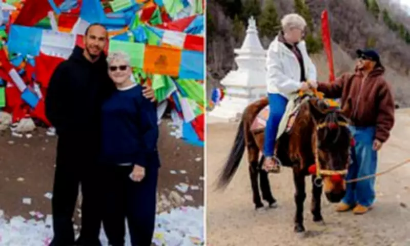 Lewis Hamilton's Pre-Race Retreat: Horse Riding and Tibetan Village Visit with Mother in China
