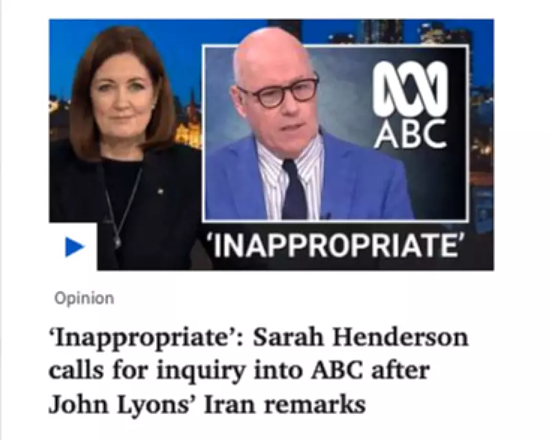 Liberal Senator Demands ABC Shut Down Editor Over Iran War Analysis