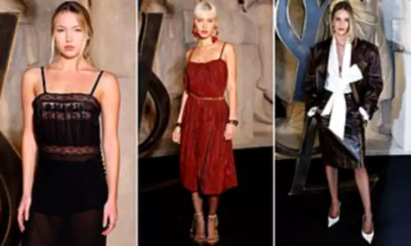 Lila Moss Stuns Braless at Saint Laurent Show as Paris Fashion Week Heats Up