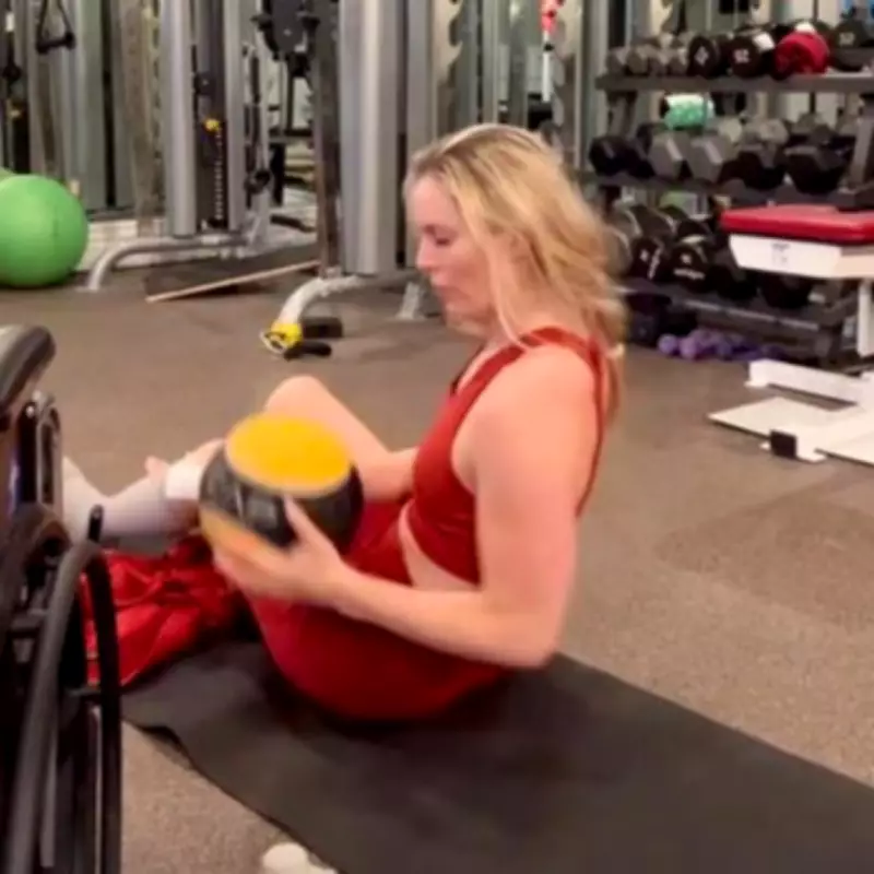 Lindsey Vonn Back in Gym Just Weeks After Winter Olympics Leg Break