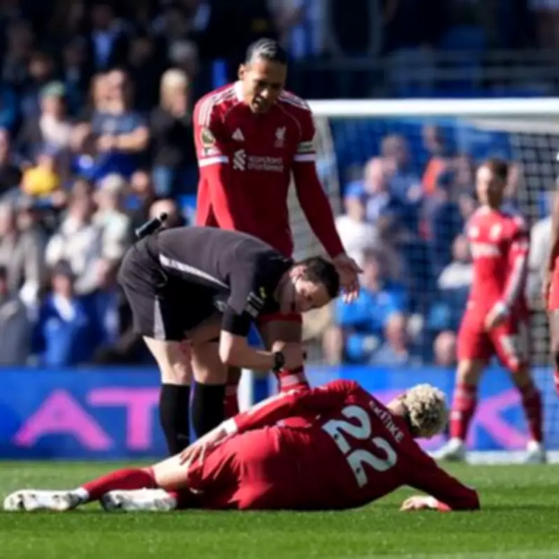 Liverpool's Hugo Ekitike Injured Early in Brighton Clash, Deepening Squad Crisis