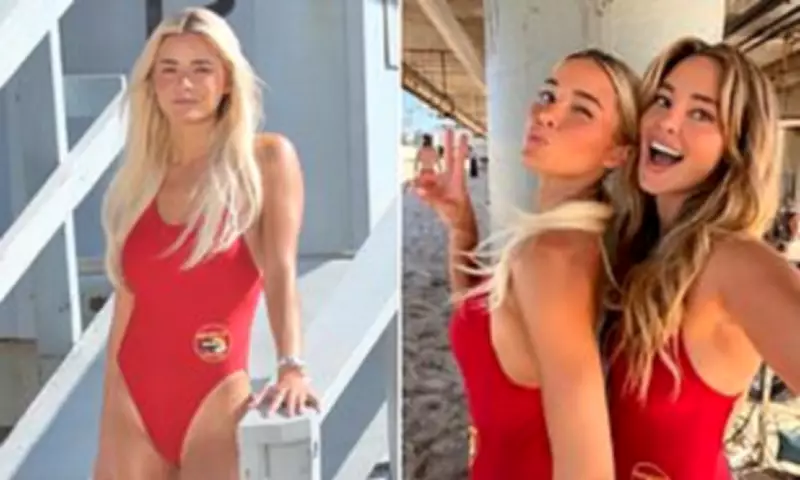 Livvy Dunne Shares Behind-the-Scenes Glimpse of Baywatch Reboot Filming