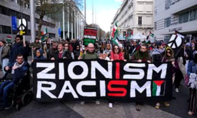 London Protests: Palestine Coalition Marches Near Synagogue Amid Security Concerns