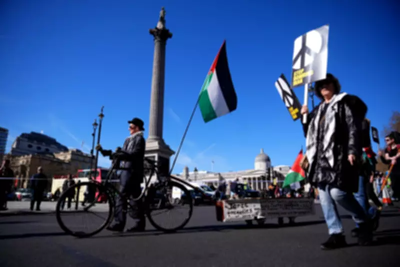 London Protests Split Over Iran Conflict: Hundreds March Against US-Israeli Strikes