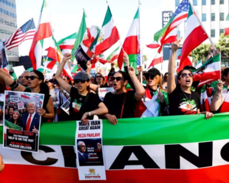 Los Angeles Iranian Community Celebrates US-Israel Strikes on Iran