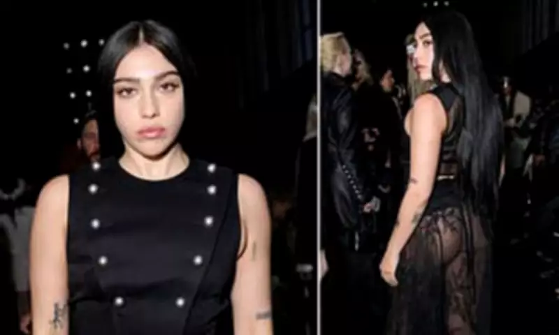 Lourdes Leon Steals Spotlight at Paris Fashion Week in Sheer Skirt