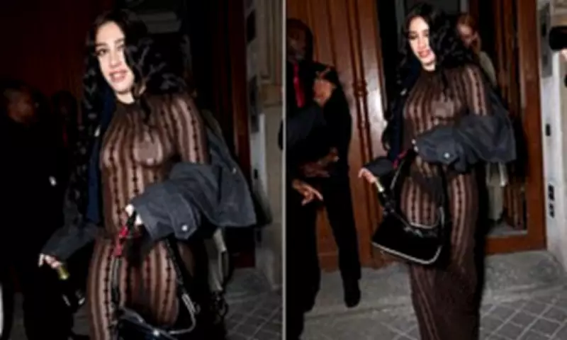 Lourdes Leon Stuns in Sheer Dress at Paris Fashion Week