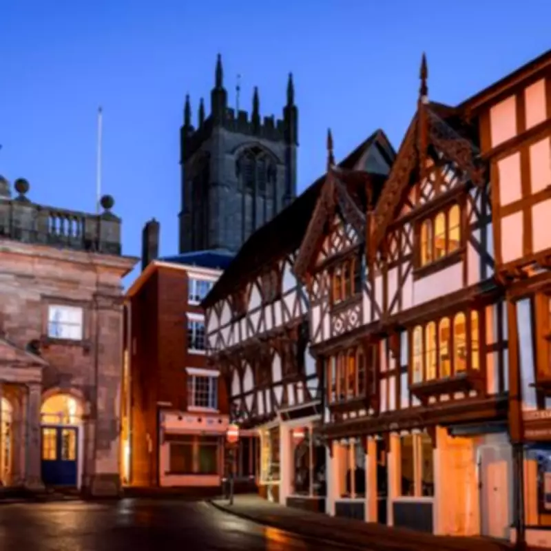 Ludlow: A Historic Shropshire Town with Medieval Castle and 500 Listed Buildings
