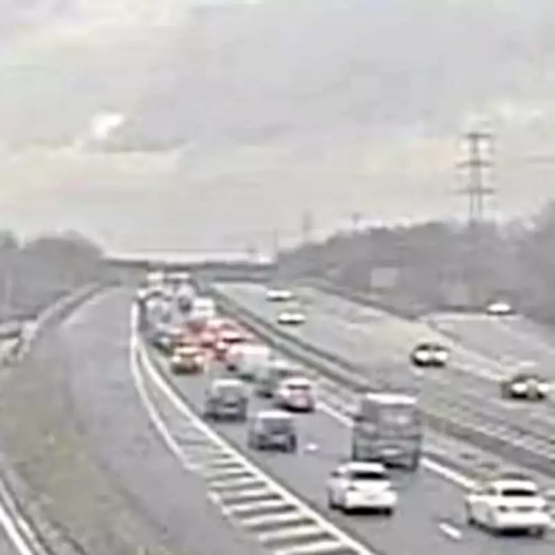 M65 Motorway Chaos: Seven-Vehicle Crash Causes Hour-Long Delays in Lancashire