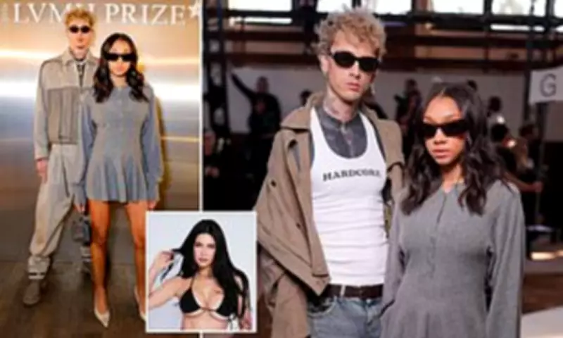 Machine Gun Kelly Attends Paris Fashion Week with Daughter Amid Megan Fox Romance Speculation