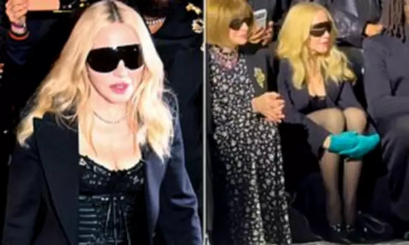 Madonna Stuns in Bold Corset at Dolce & Gabbana Milan Show