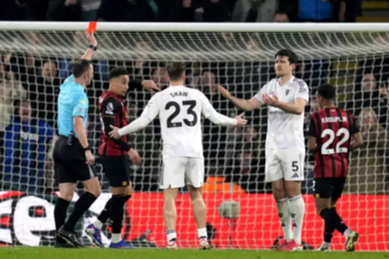 Maguire's England Return Marred by Red Card in Man Utd Draw