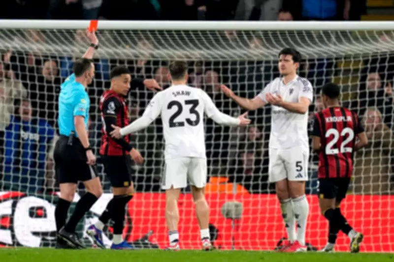 Maguire's Red Card Costs Man Utd as Bournemouth Snatch Dramatic Draw