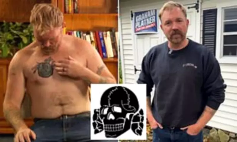 Maine Senate Candidate Defends Nazi-Like Tattoo as 'Skull-and-Crossbones'
